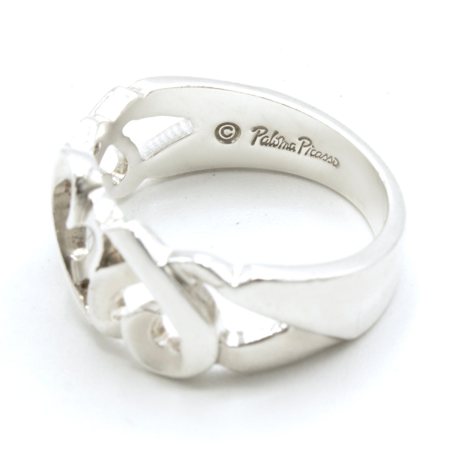 Tiffany & Co Triple Loving Heart ring SIZE 51