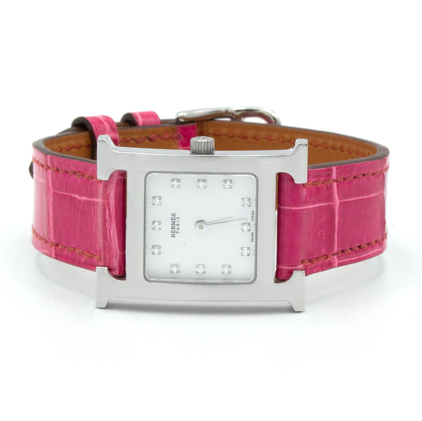 Hermès Heure H HH1.210 diamonds watch