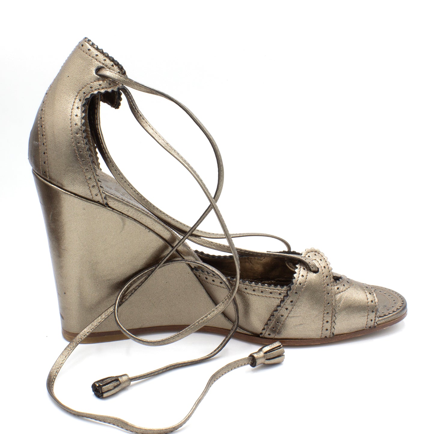 Hermès sandals metal SZ 37,5