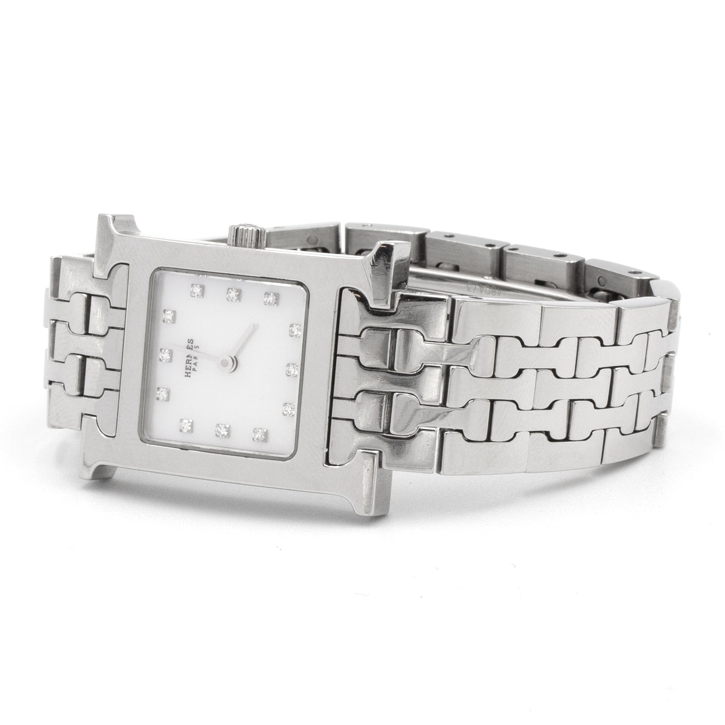 Hermès Heure H HH1.210 diamonds watch