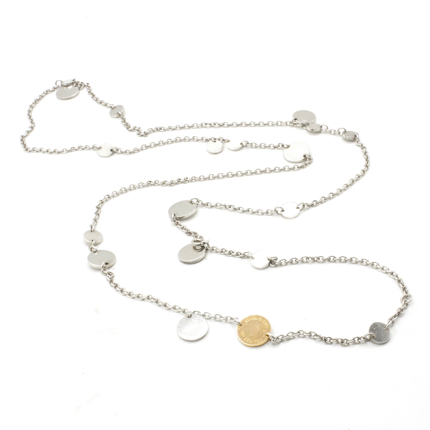 Hermès Ex-Libris 80 long necklace