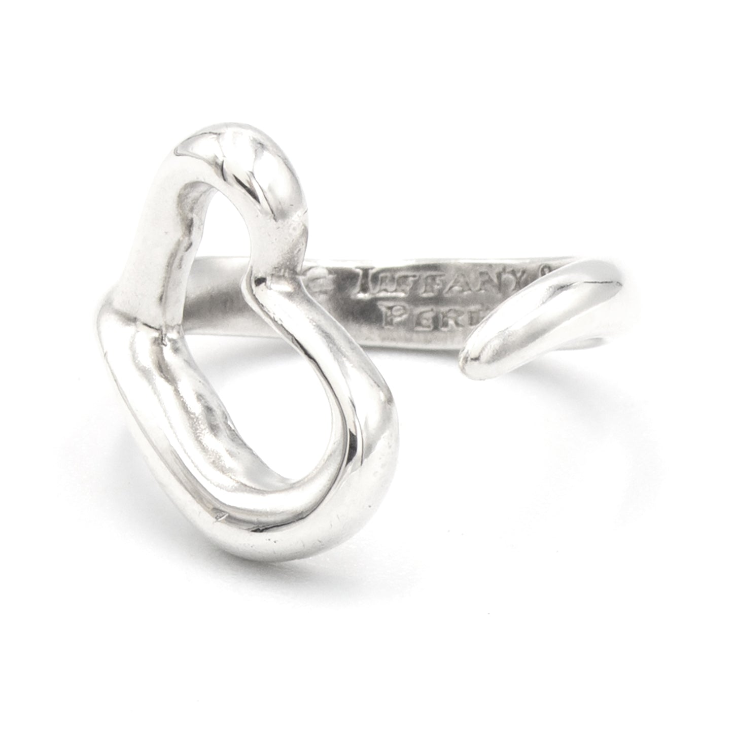 Tiffany & Co Open Heart ring SIZE 49
