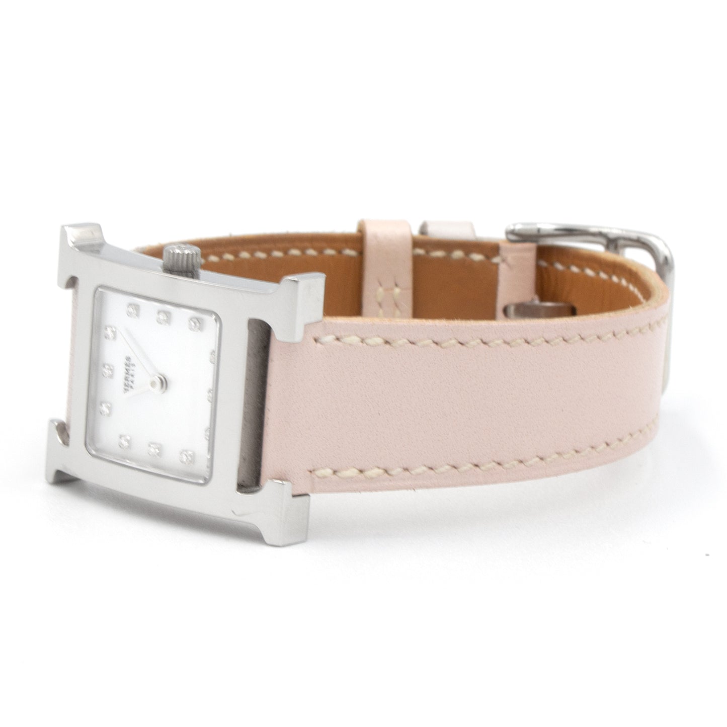 Hermès Heure H HH1.210 diamonds watch