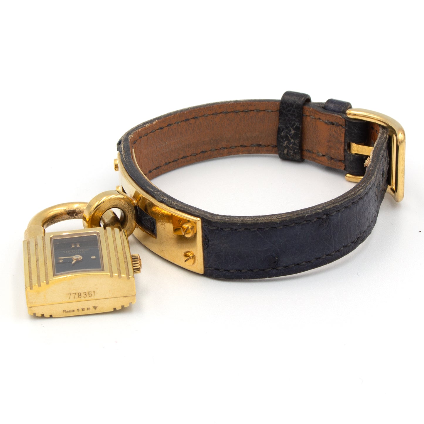 Hermès Kelly plaque or watch