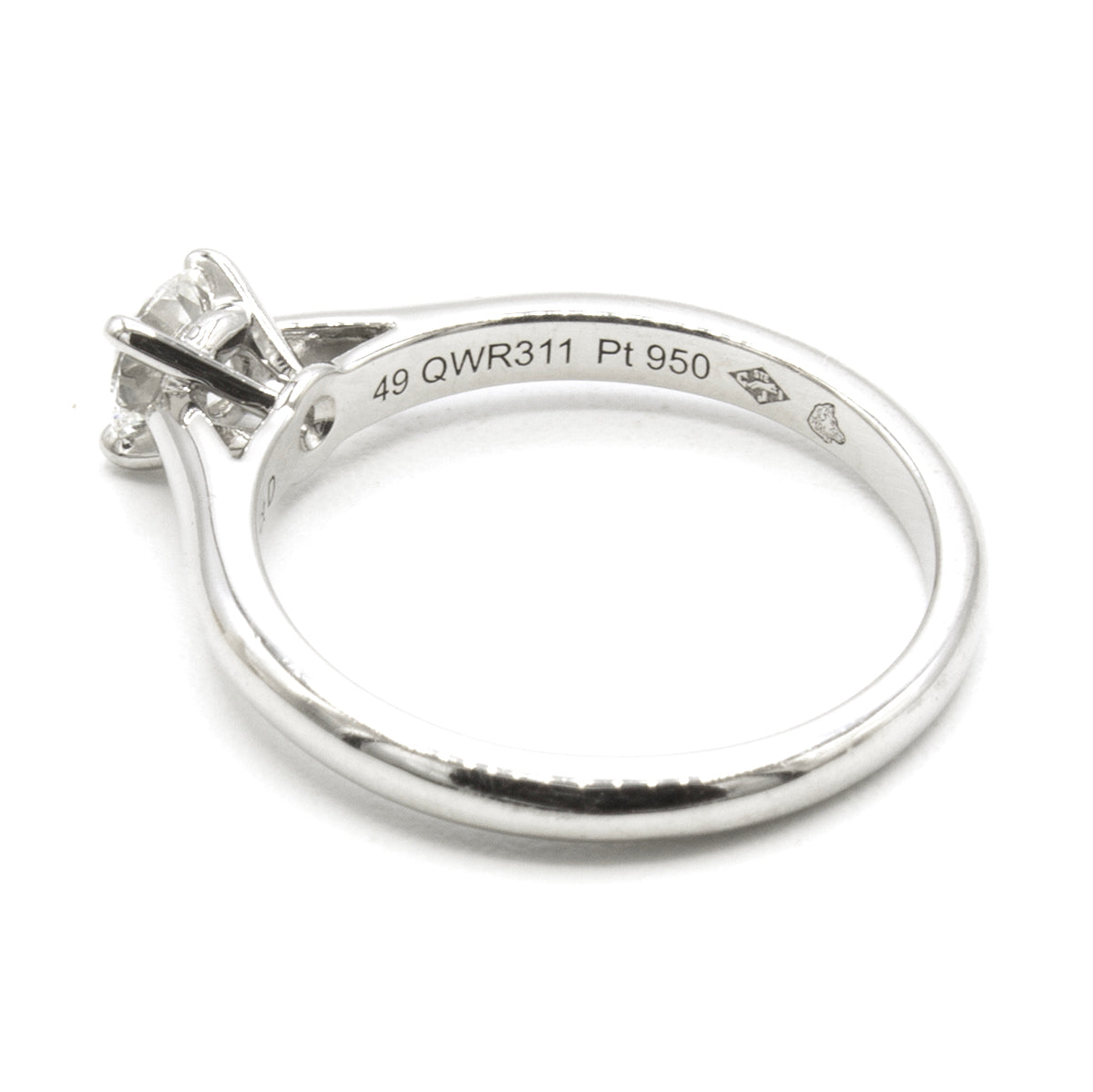 Cartier Solitaire ring 0,34ct Sz 49