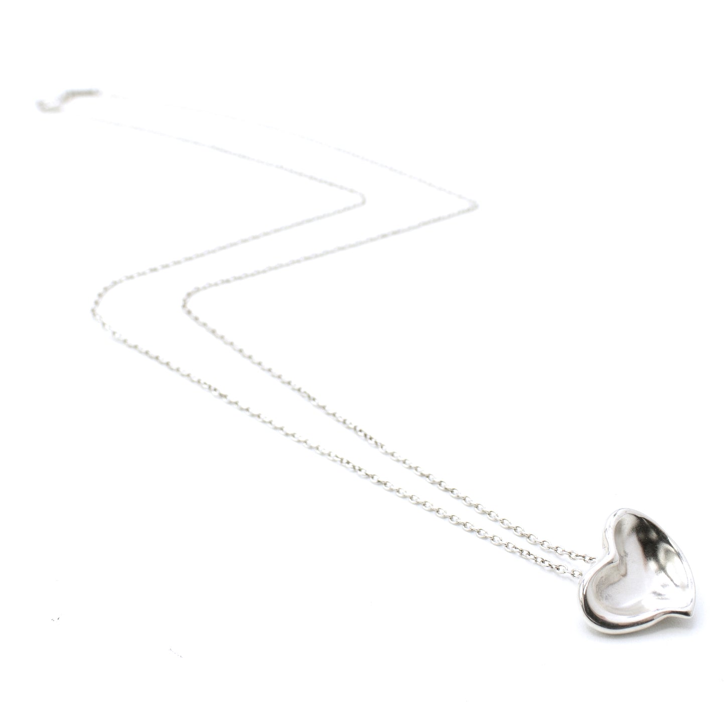 Tiffany & Co Curved Heart Elsa Peretti necklace