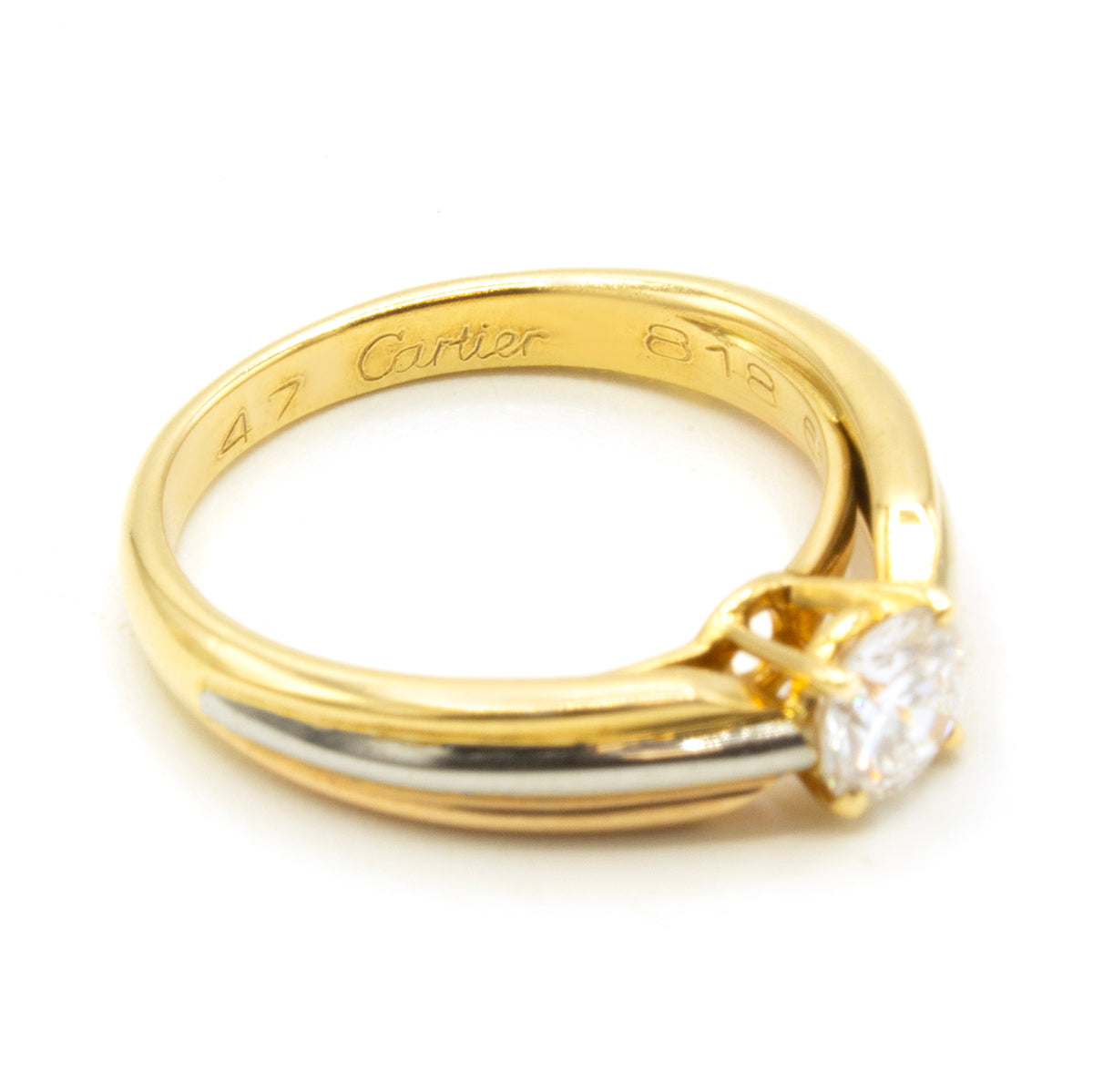 Cartier Trinity Solitaire ring Size 47