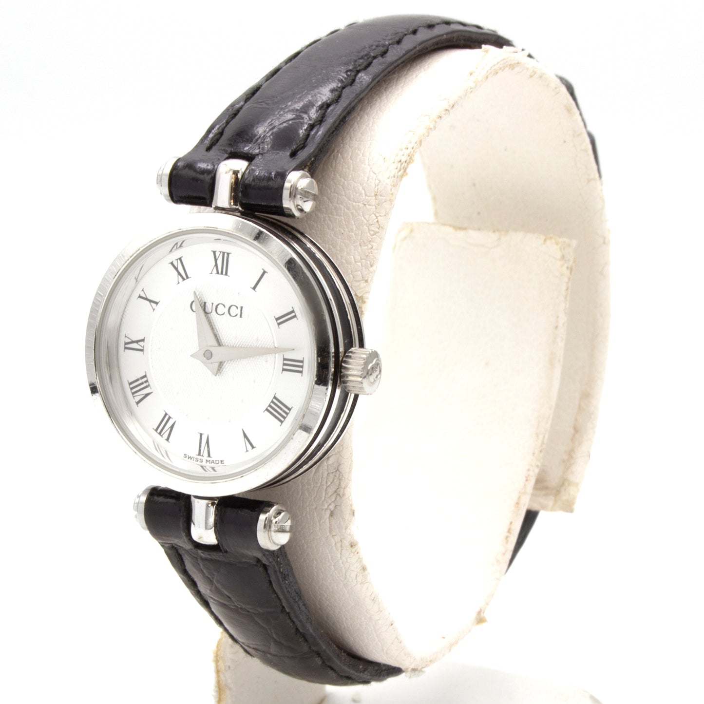 Gucci 2040L steel watch