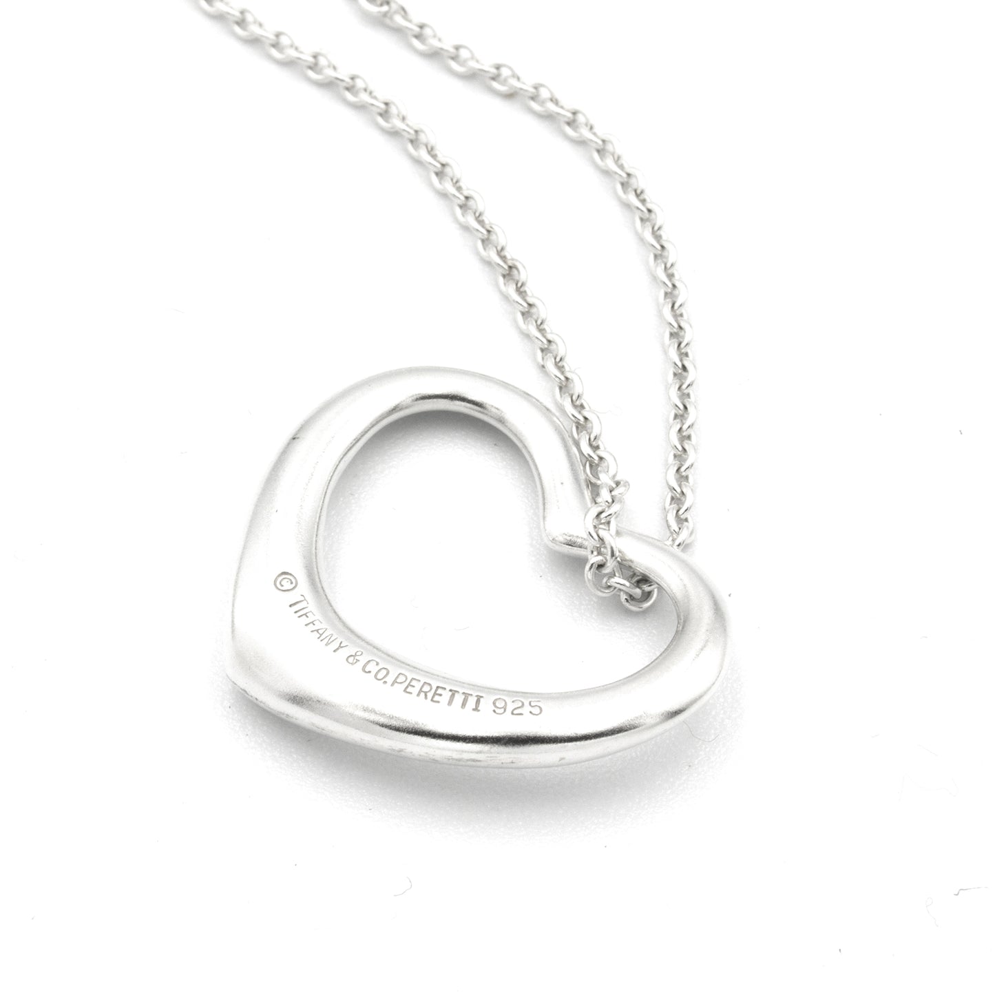Tiffany & Co Open Heart 22mm necklace