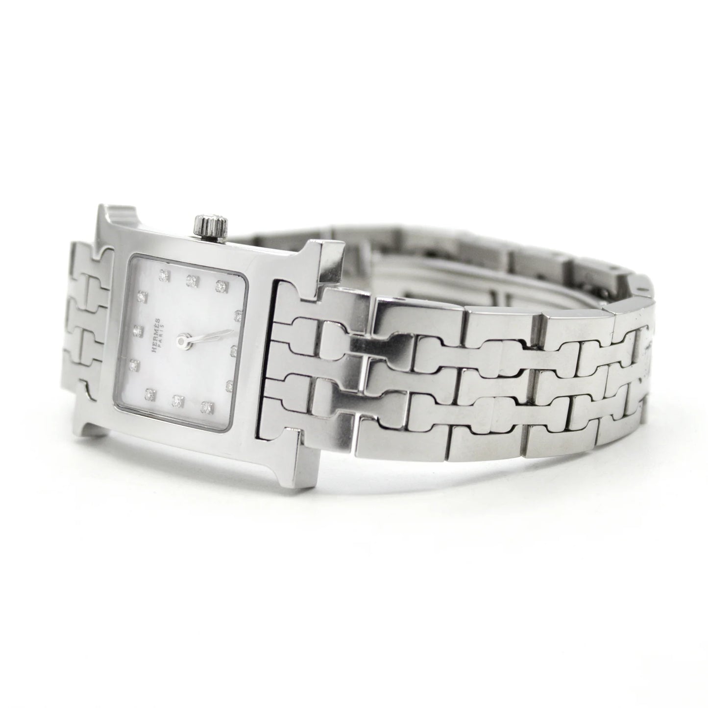 Hermès Heure H HH1.210 diamonds watch