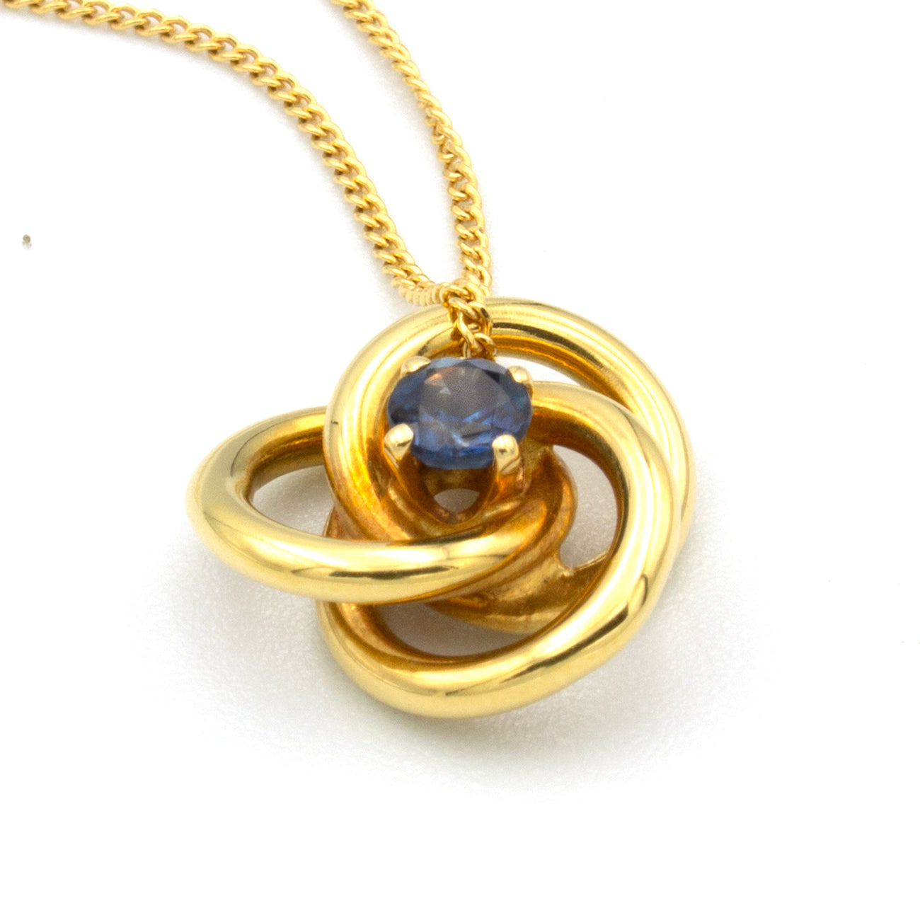 Tiffany & Co Triple Round Sapphire necklace