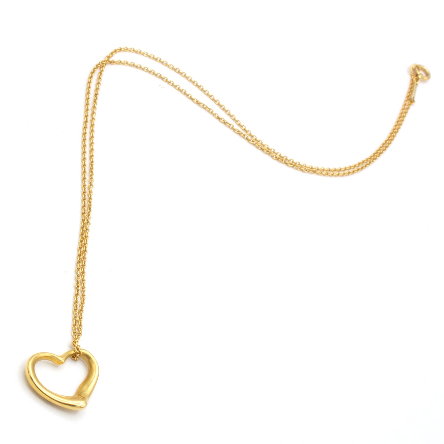 Tiffany & Co Open Heart 18K necklace