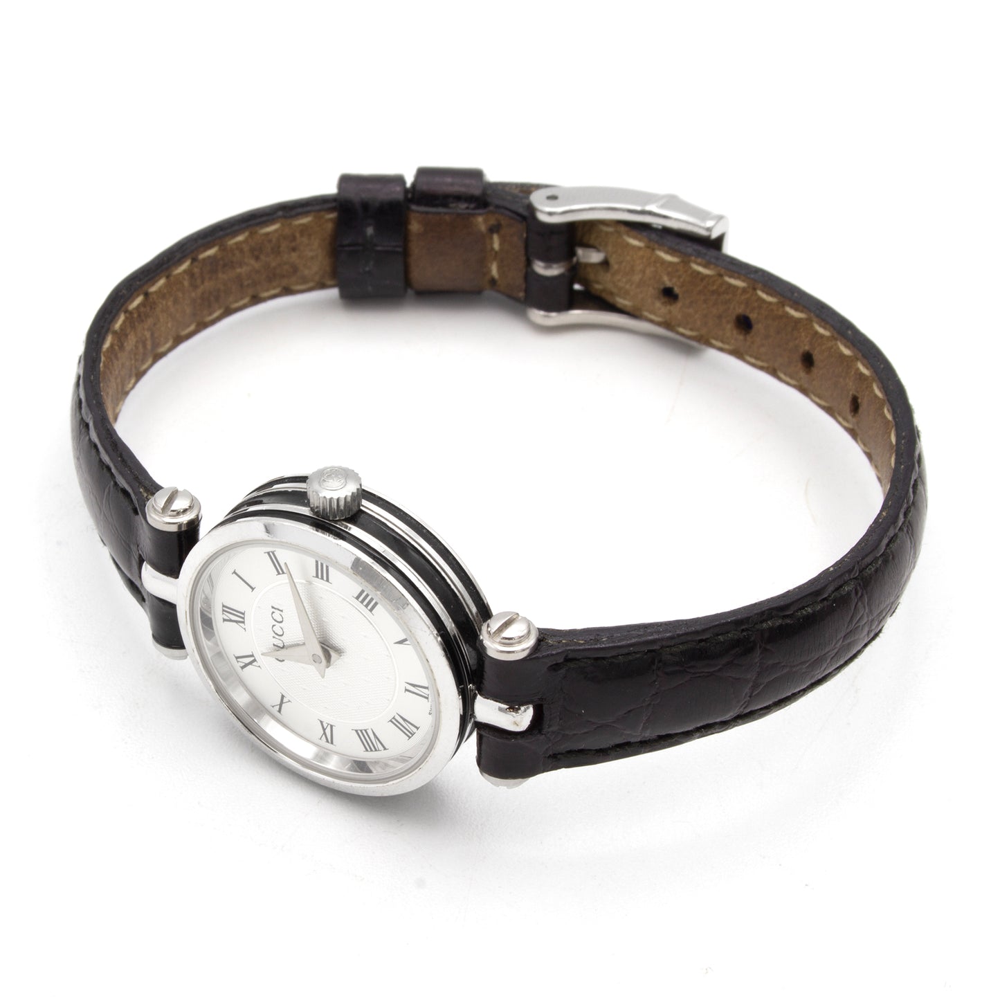 Gucci 2040L steel watch