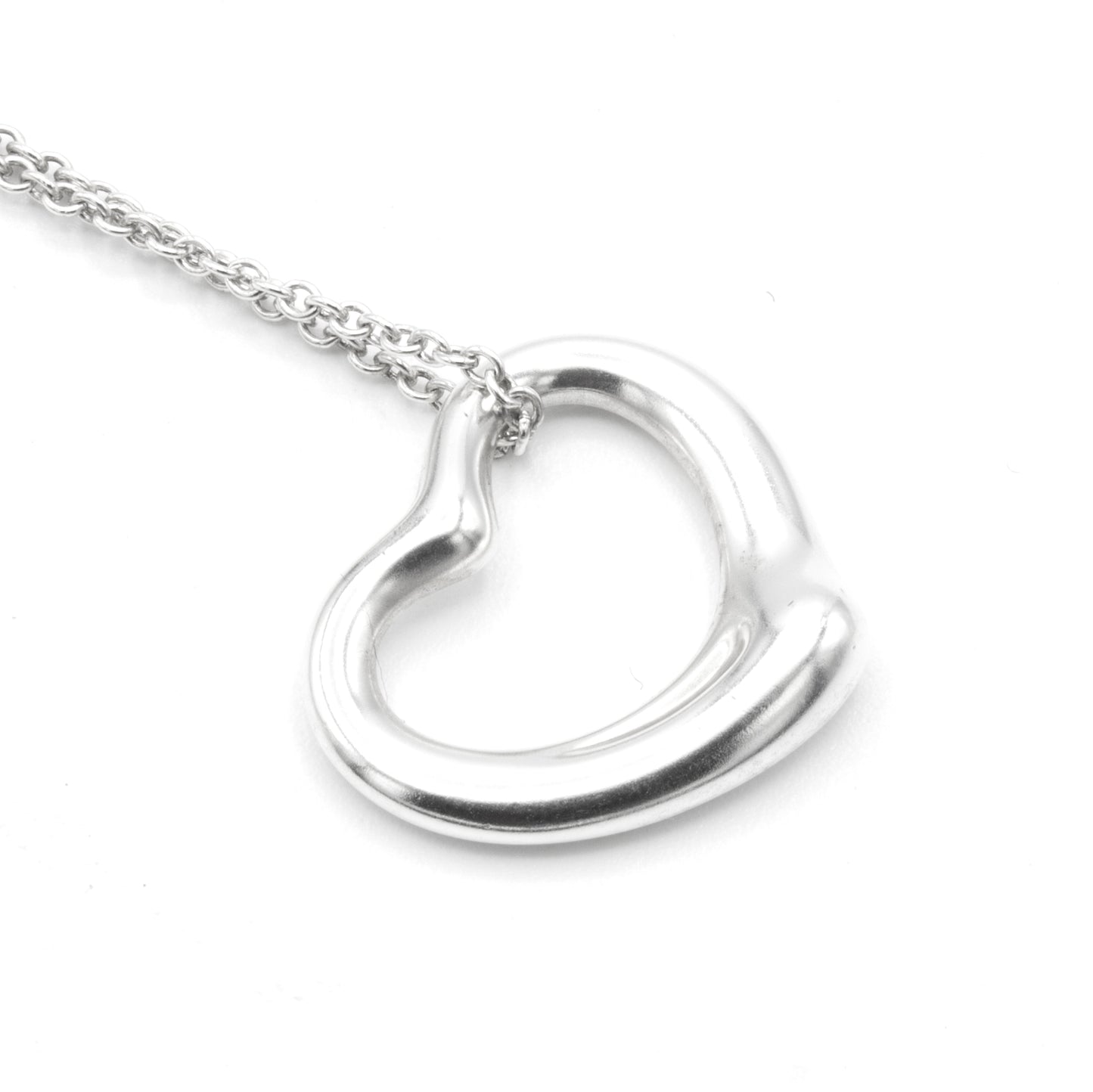 Tiffany & Co Open Heart 22mm necklace 6,9g