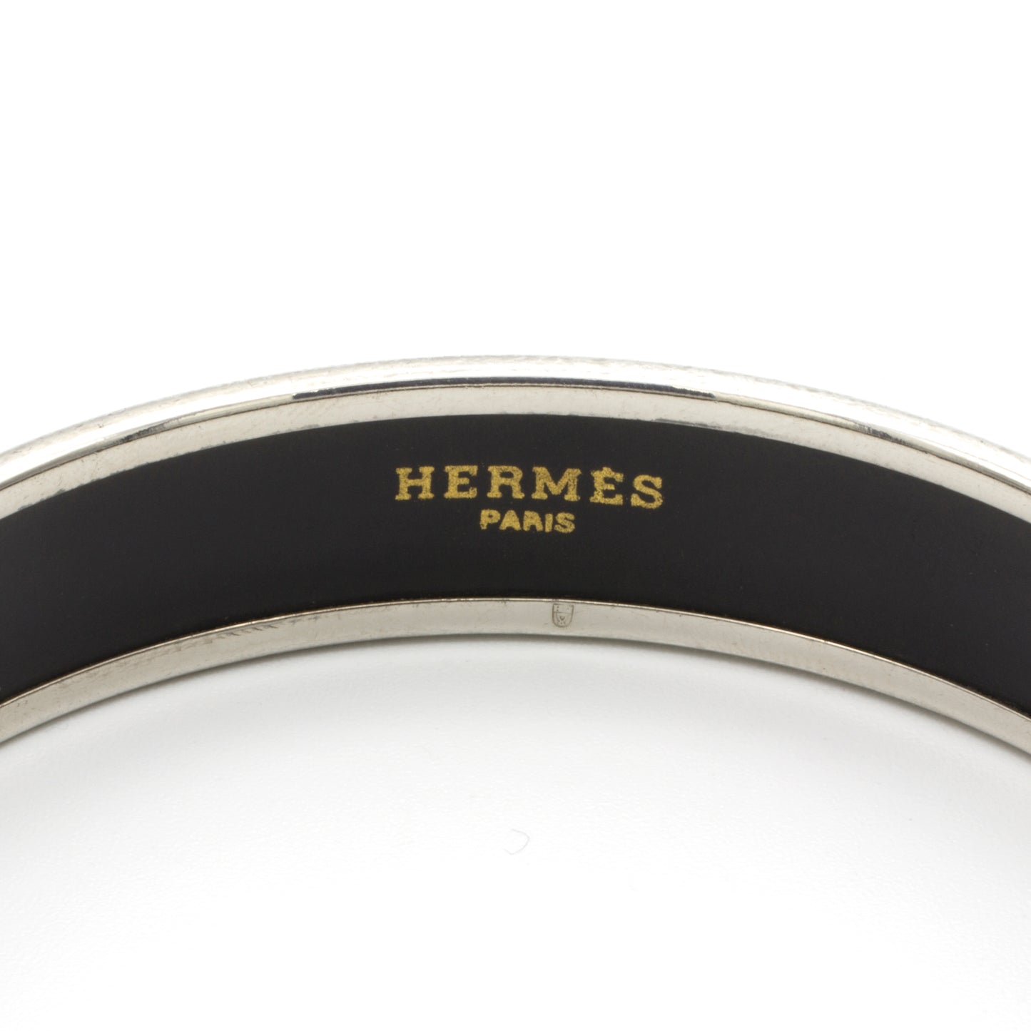 Hermès enamel bracelet camel