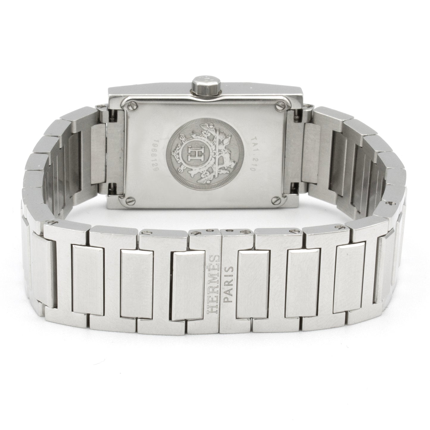 Hermès Tandem TA1.210 steel watch