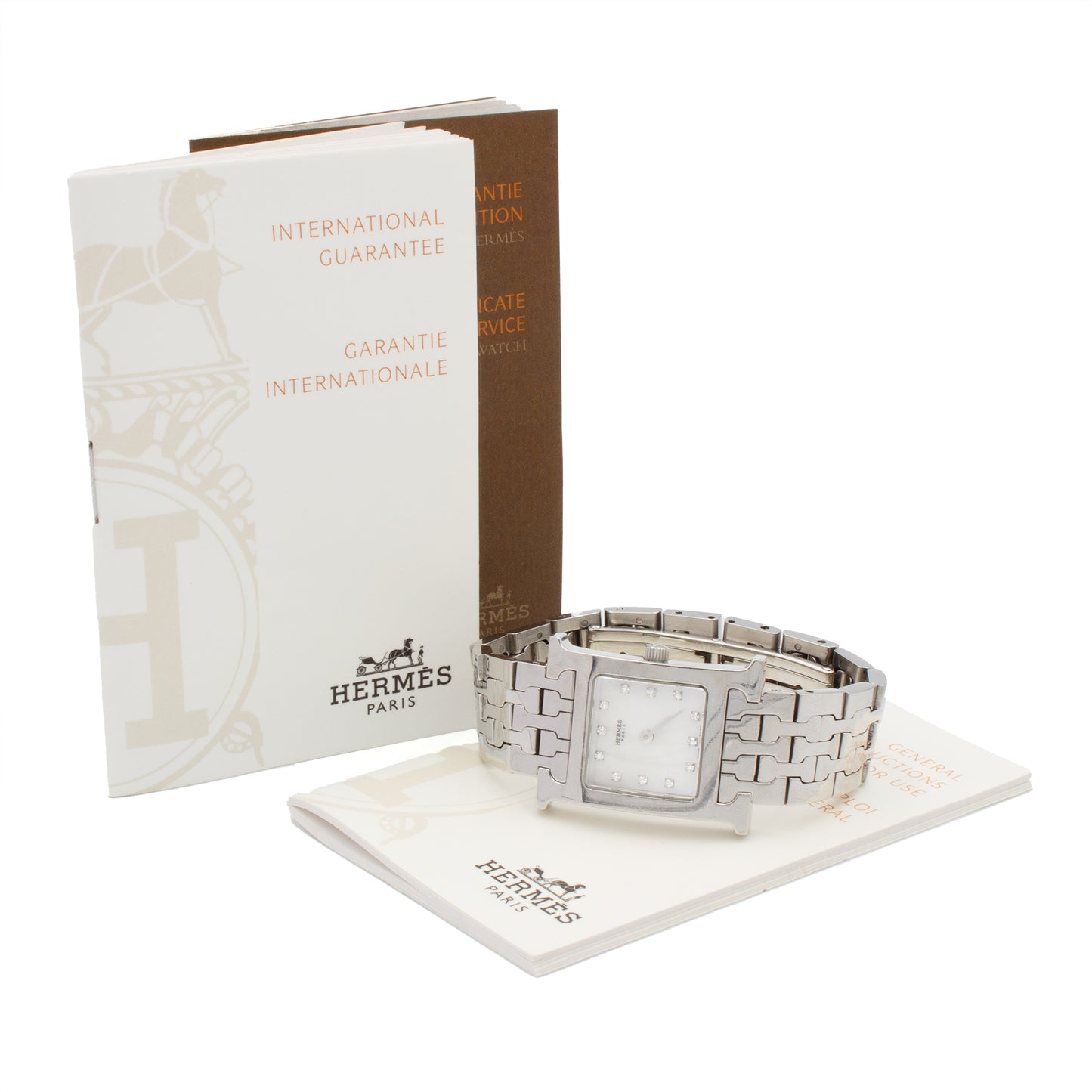 Hermès Heure H HH1.210 diamonds watch