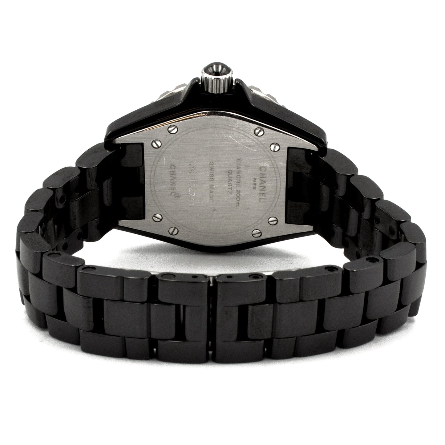 Chanel J12 black ceramic watch 33mm