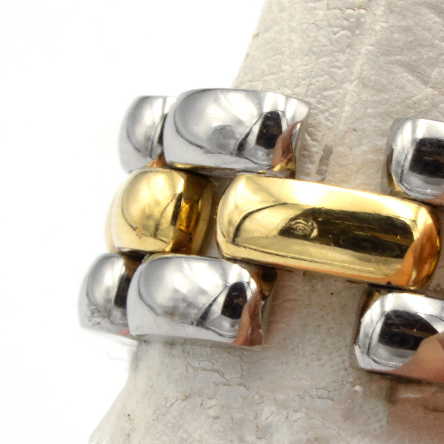 Chopard Happy Diamonds yellow gold ring Sz 52,5