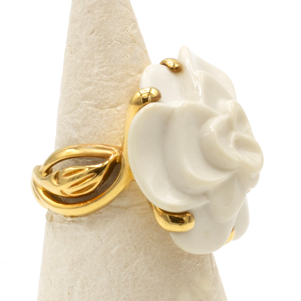 Chanel Camélia ring Size 52,5
