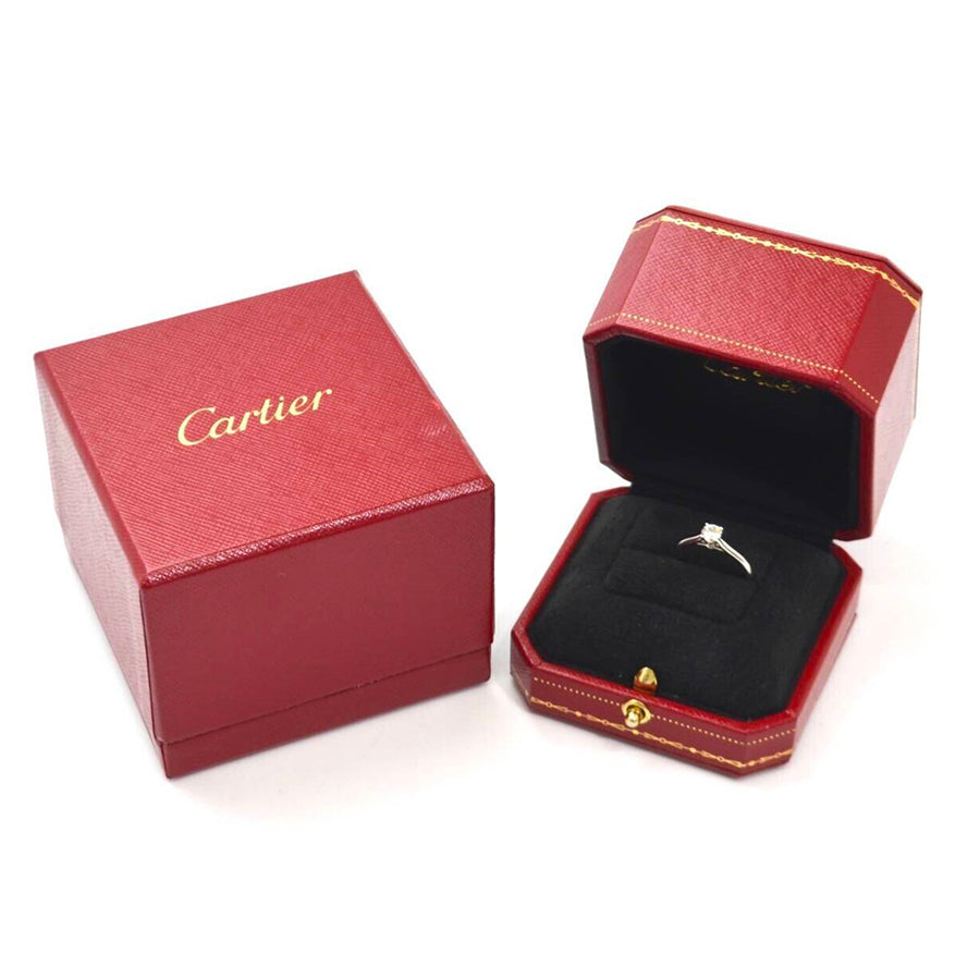 Cartier Solitaire ring 0,29ct Sz 47