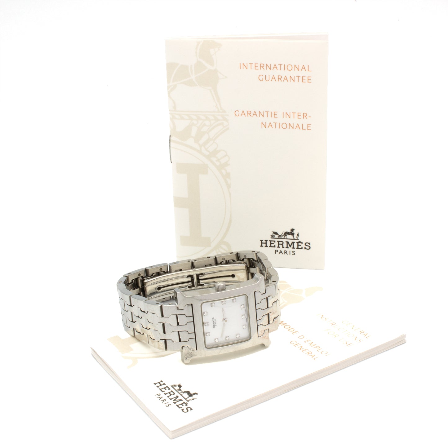 Hermès Heure H HH1.210 diamonds watch