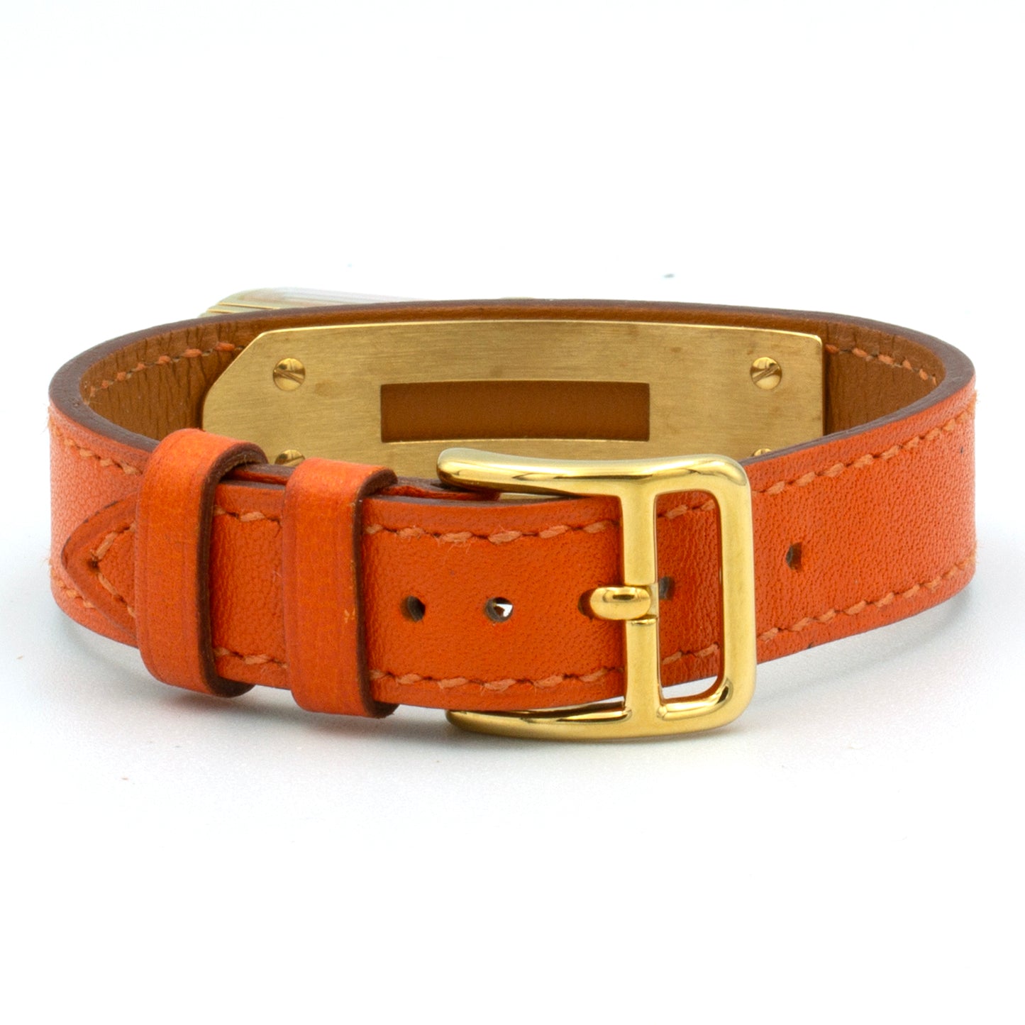 Hermès Kelly orange watch