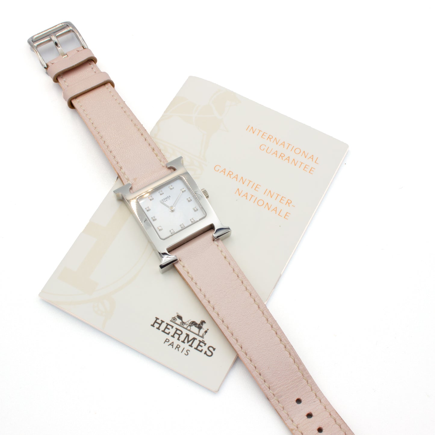 Hermès Heure H HH1.210 diamonds watch