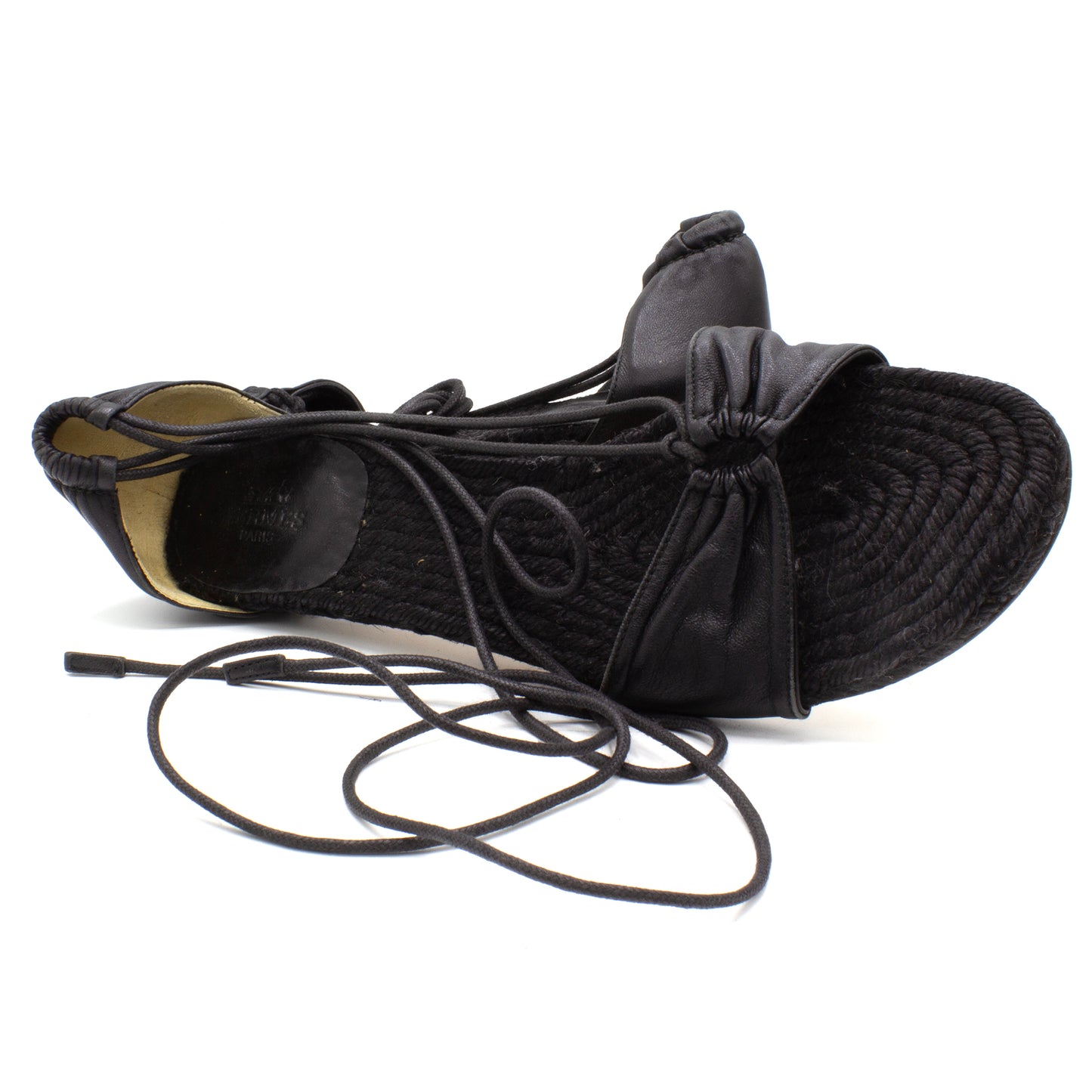 Hermès sandals corde tressée SZ 37