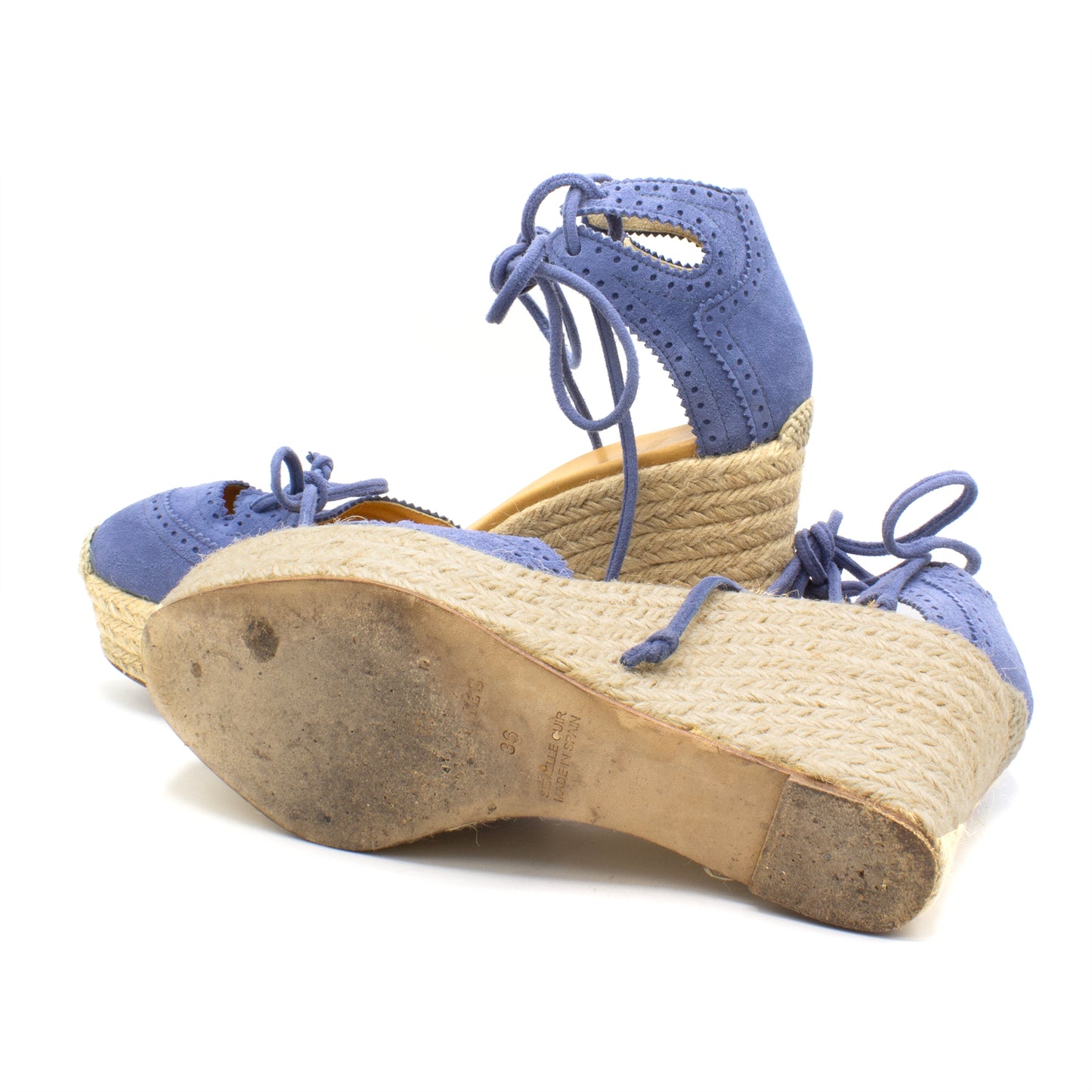 Hermès Espadrilles blue shoes