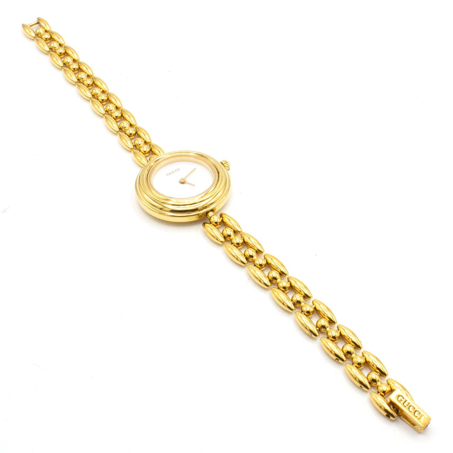 Gucci 26mm gold watch