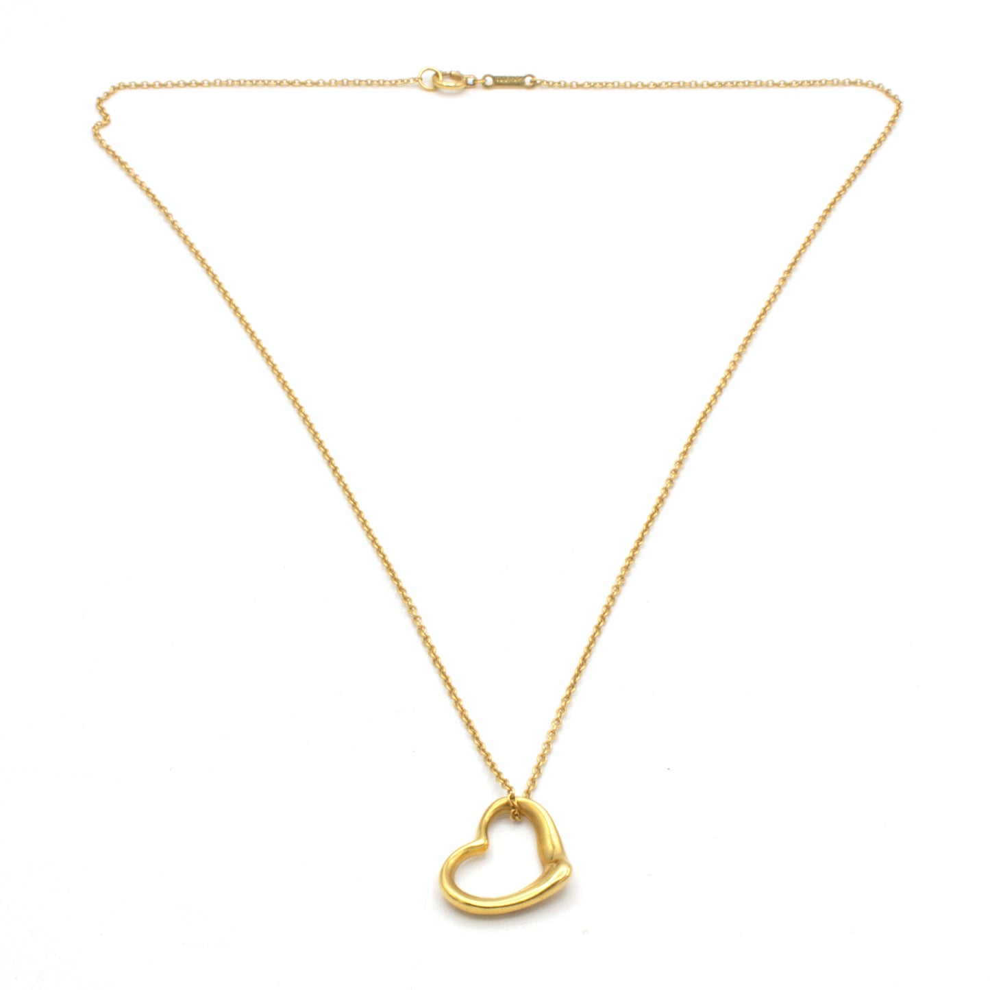 Tiffany & Co Open Heart 18K necklace