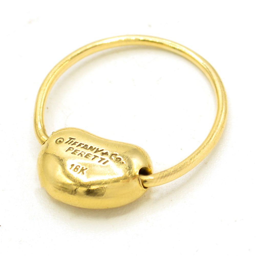 Tiffany & Co 18K Bean ring SIZE 50