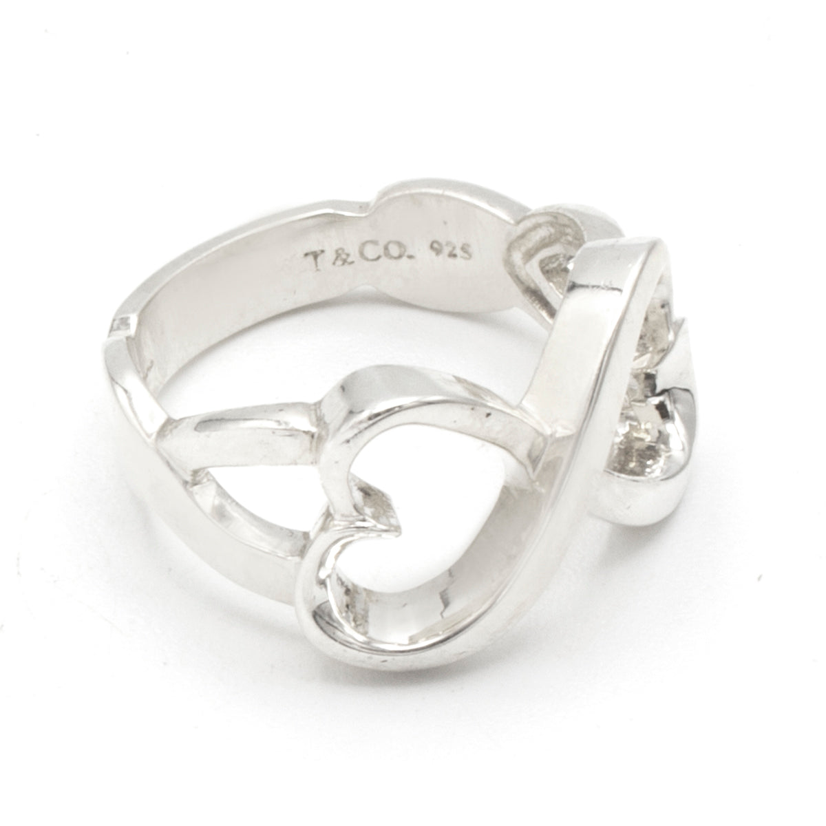 Tiffany & Co Double Loving Heart ring