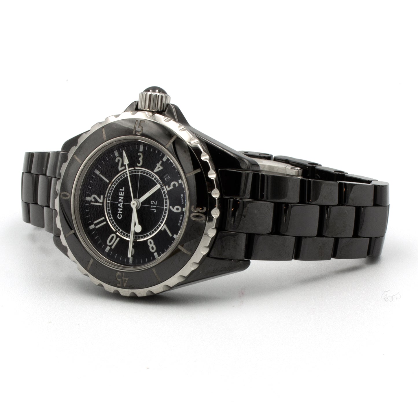 Chanel J12 black ceramic watch 33mm