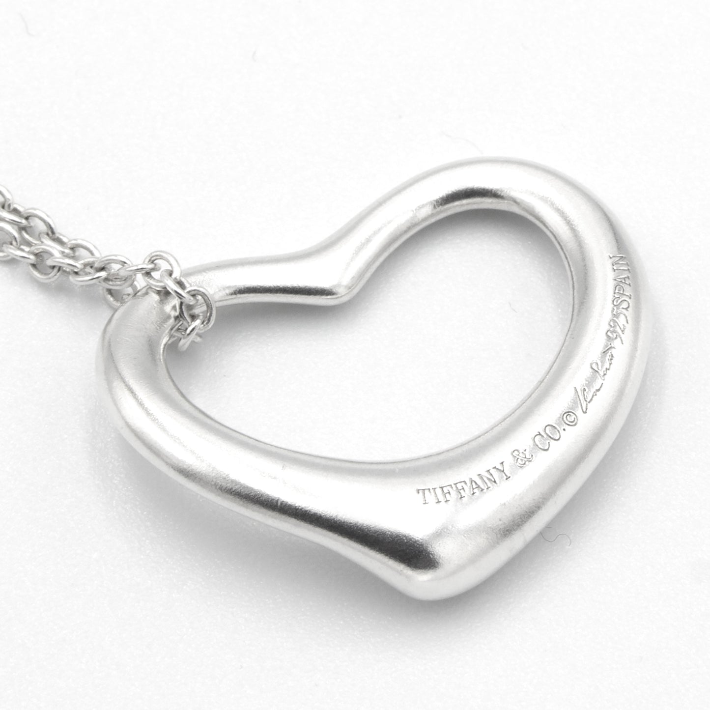 Tiffany & Co Open Heart 27mm necklace