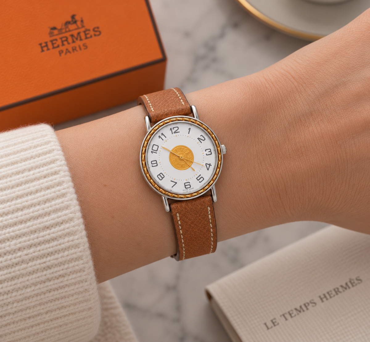 Hermès Sellier 30mm watch