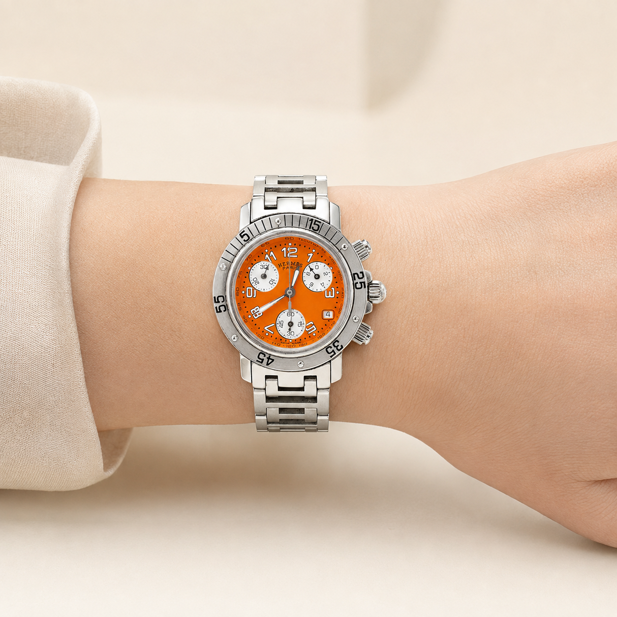 Hermès Clipper Chrono CL2.316 watch