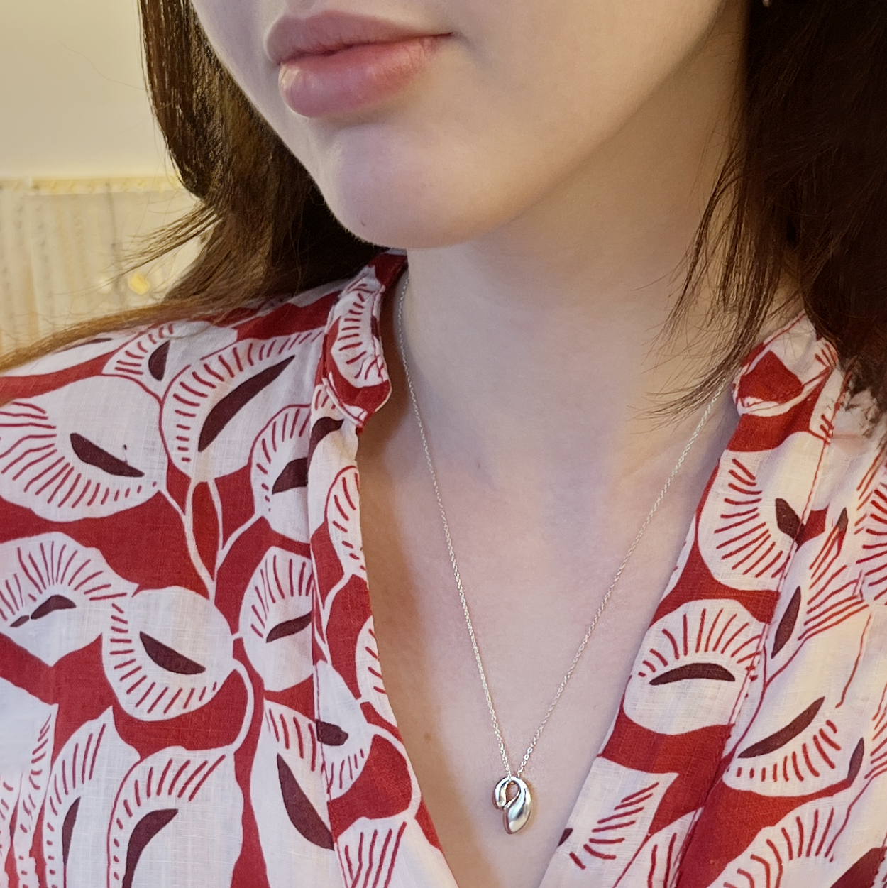 Tiffany & Co Double Teardrop Peretti necklace