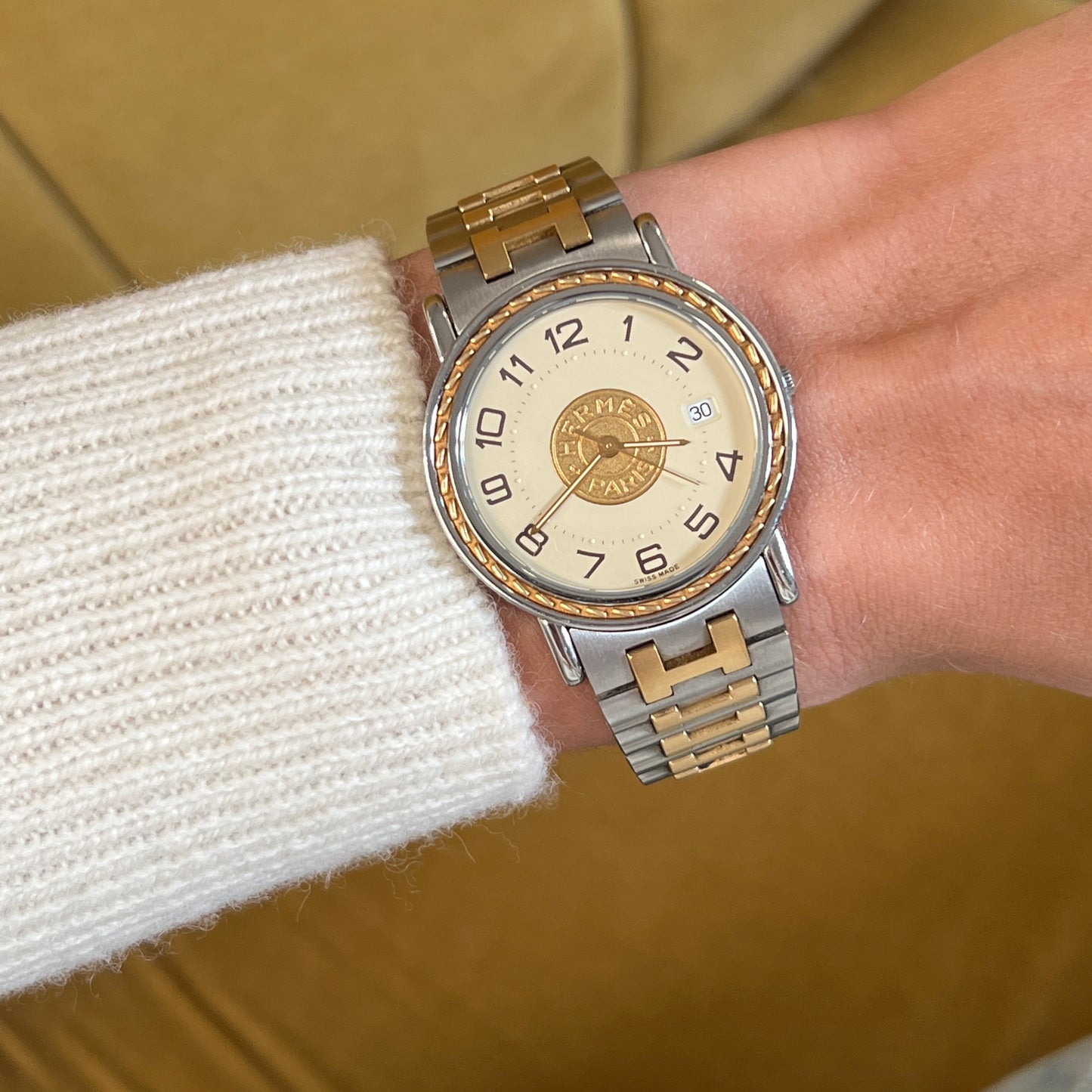 Hermès Sellier 34mm watch