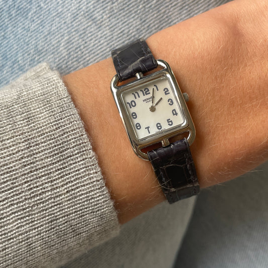 Hermes Cape Cod CC1.190 18K white gold watch