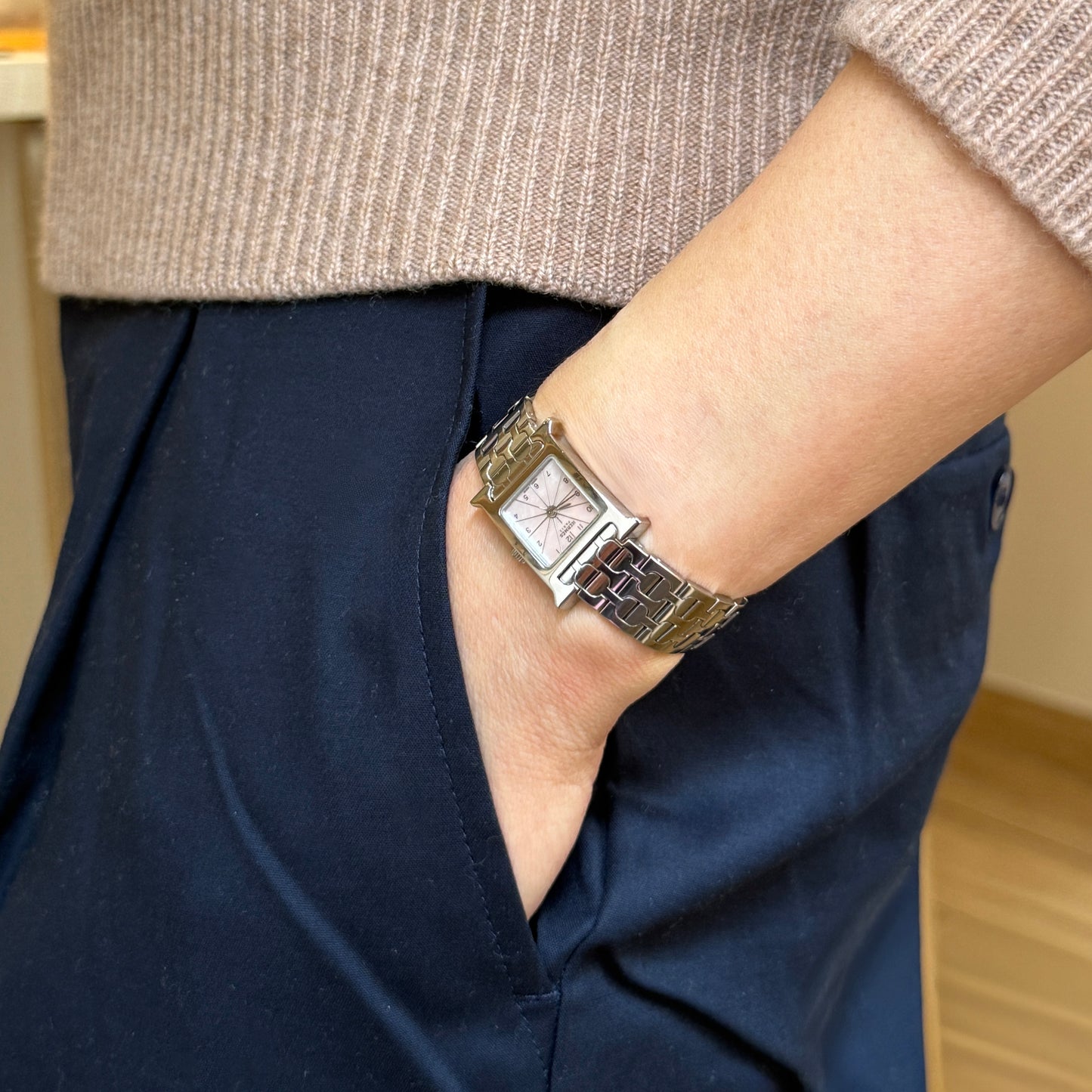 Hermès Heure H Mini HH1.110 diamonds watch