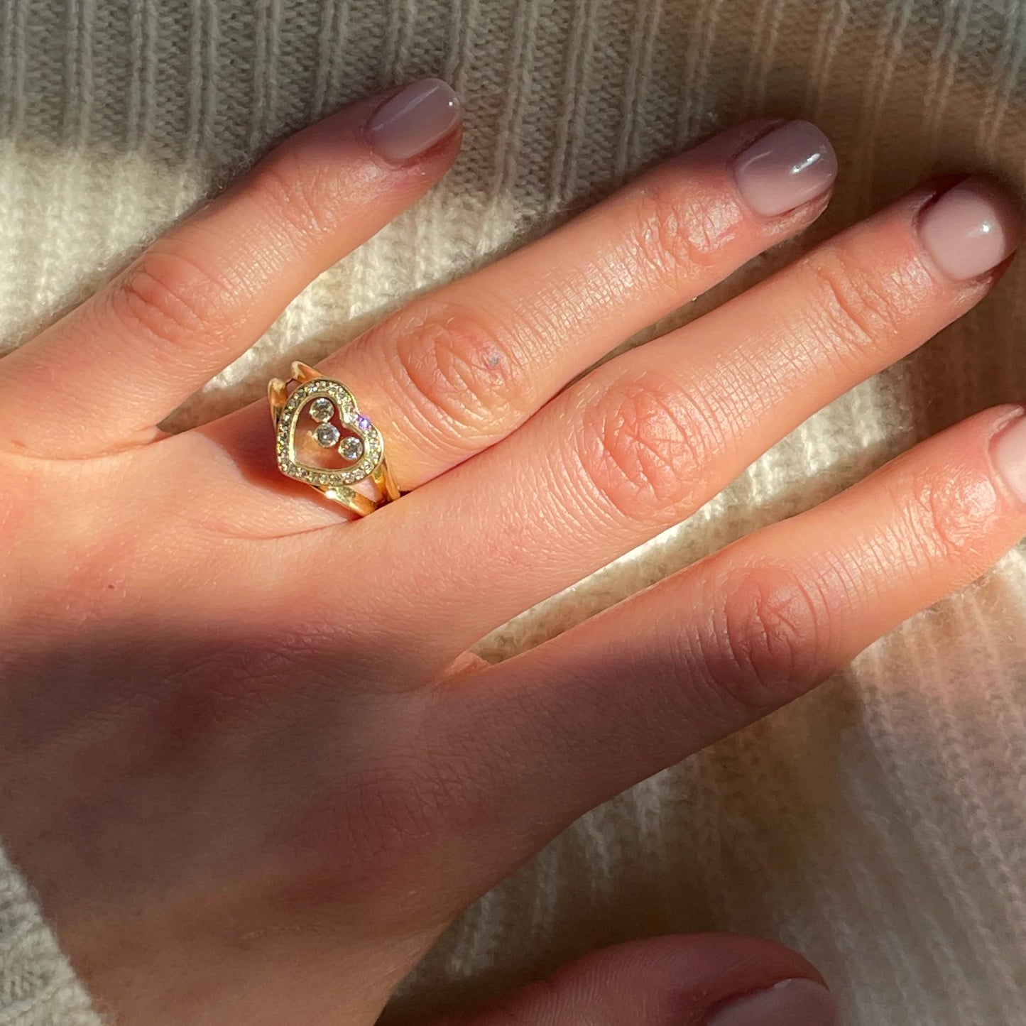 Chopard Happy Diamonds ring Size 50