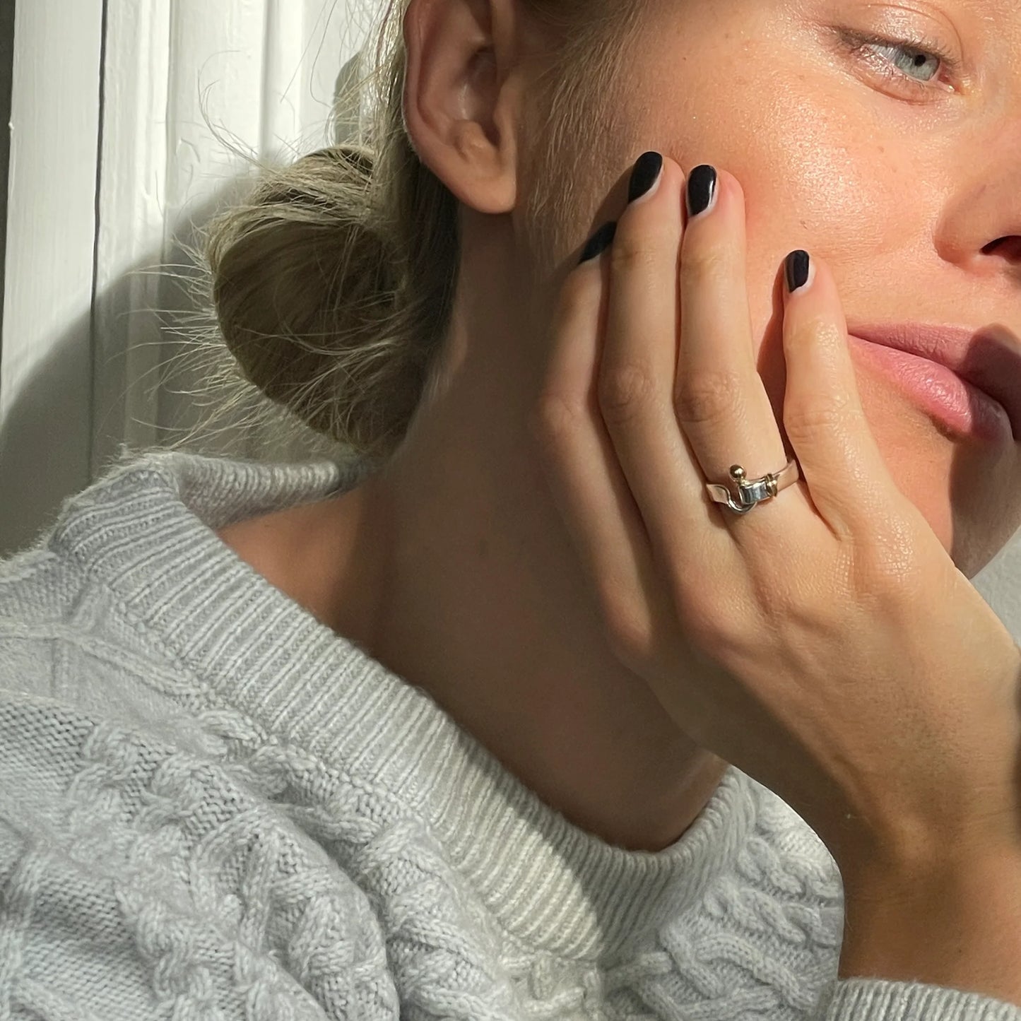 Tiffany & Co Hook & Eye ring SIZE 53