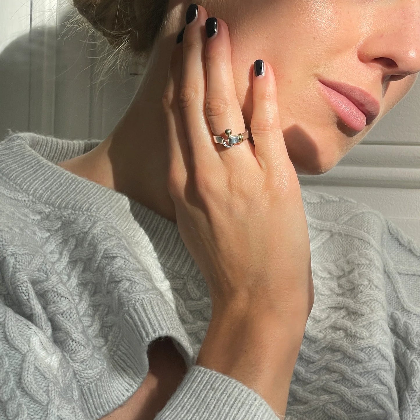 Tiffany & Co Hook & Eye ring SIZE 48,5