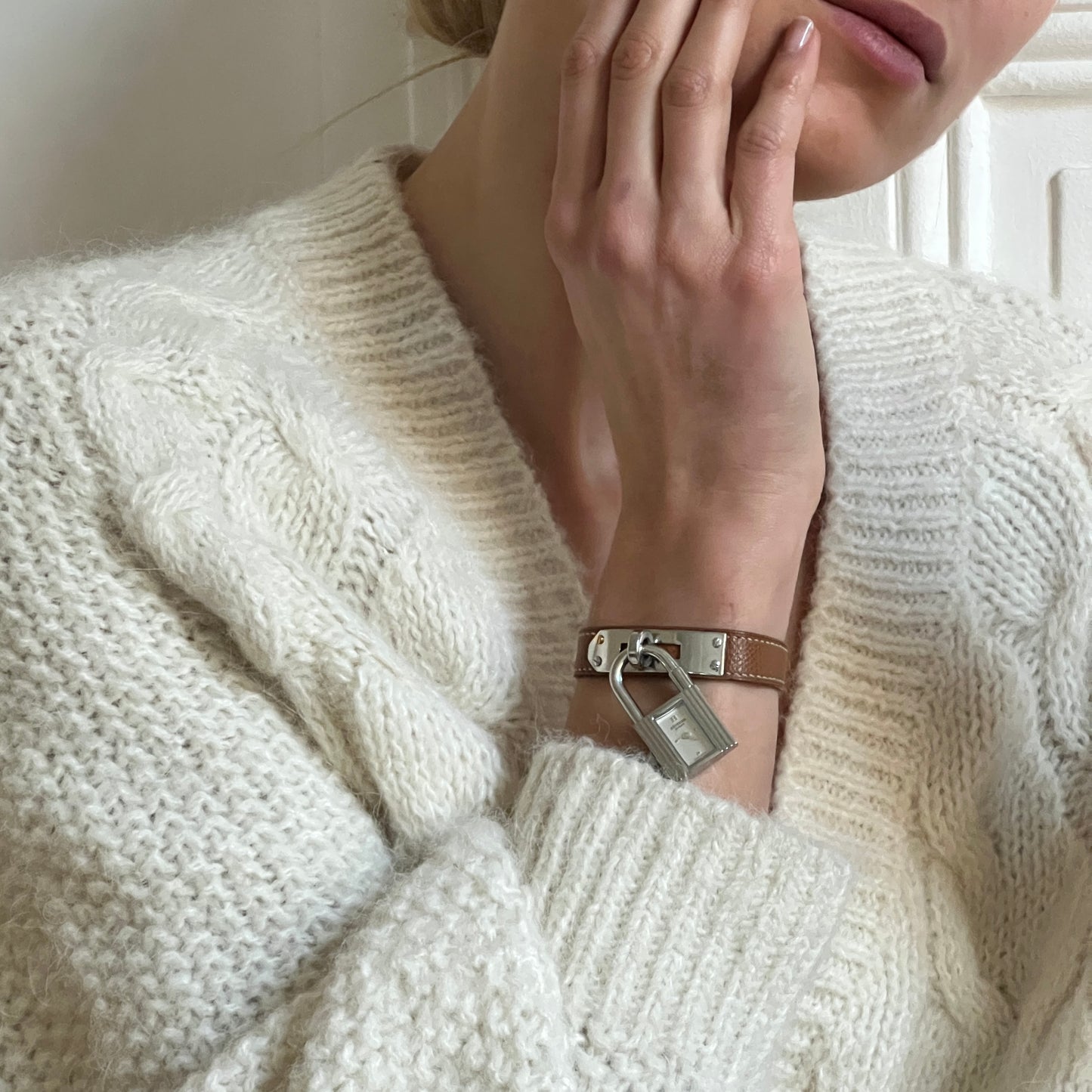 Hermès Kelly argent watch