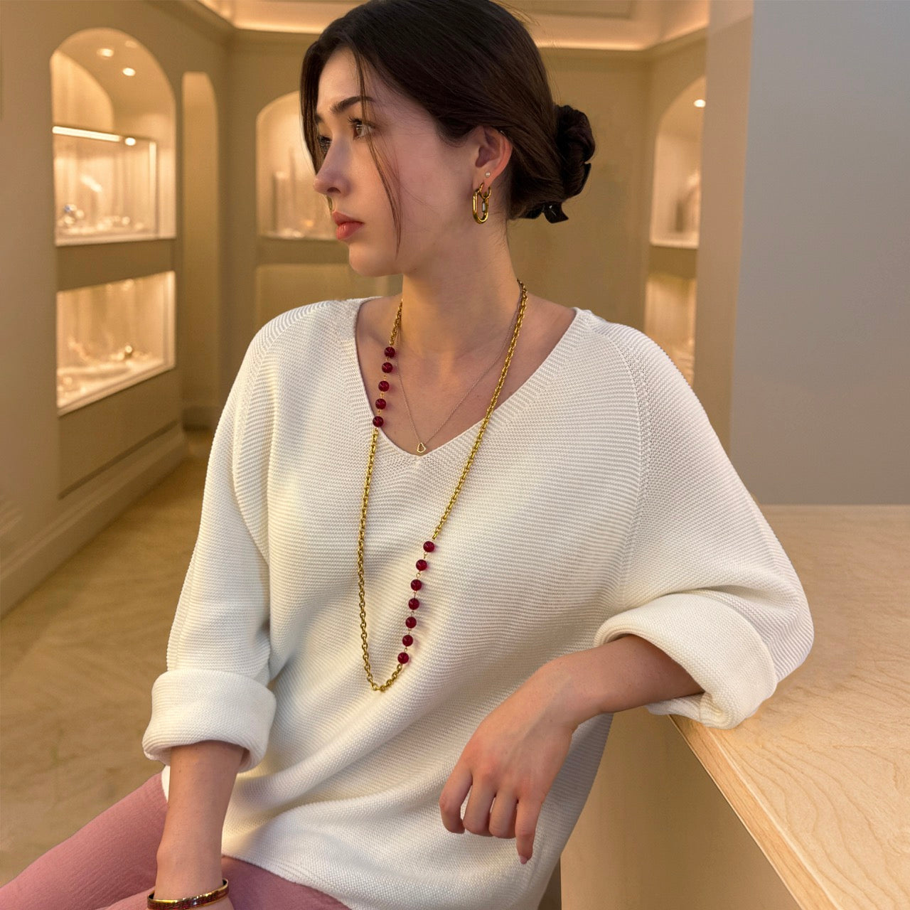 hanel Coco sautoir necklace