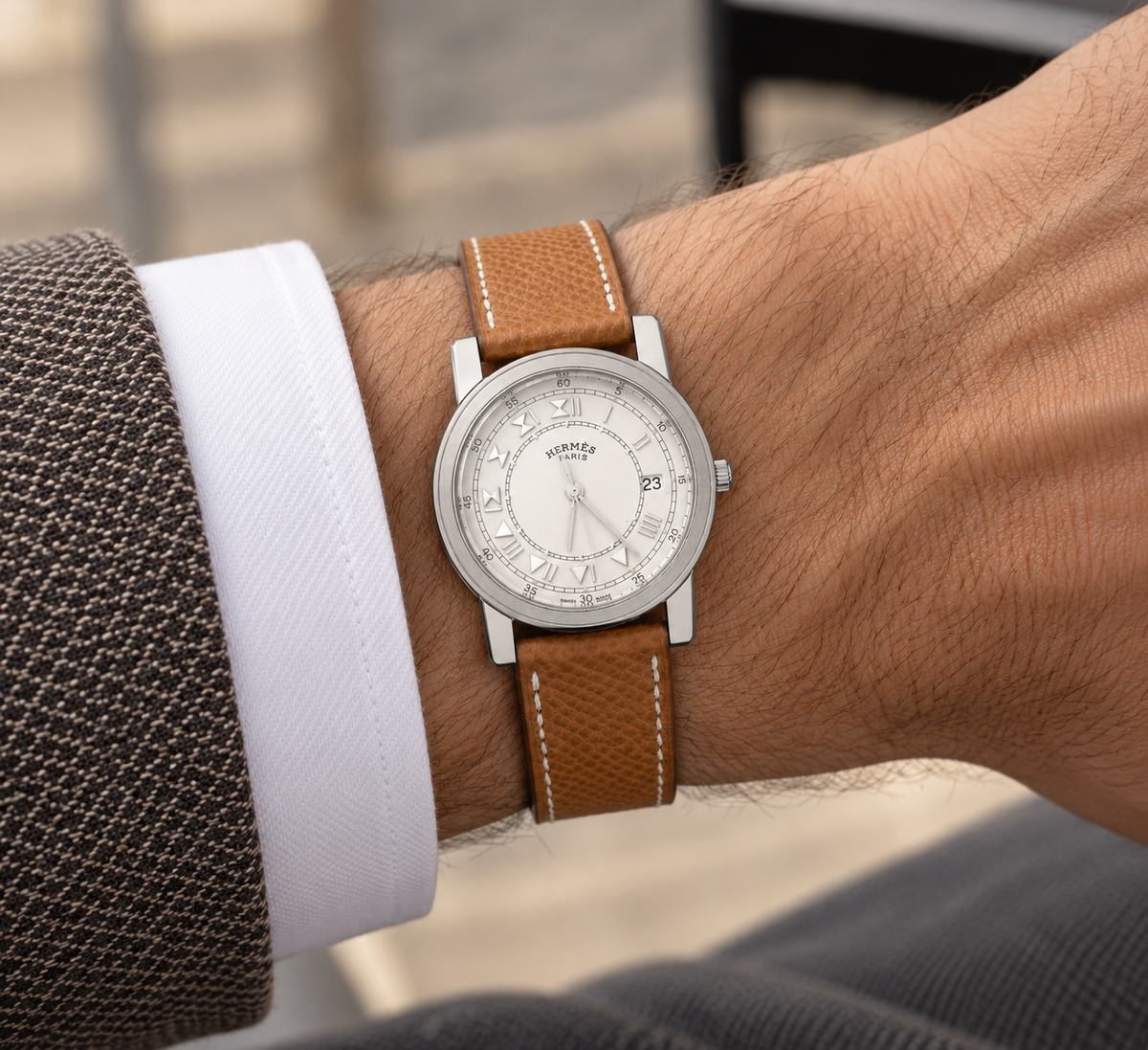 Hermès Carrick 34mm watch