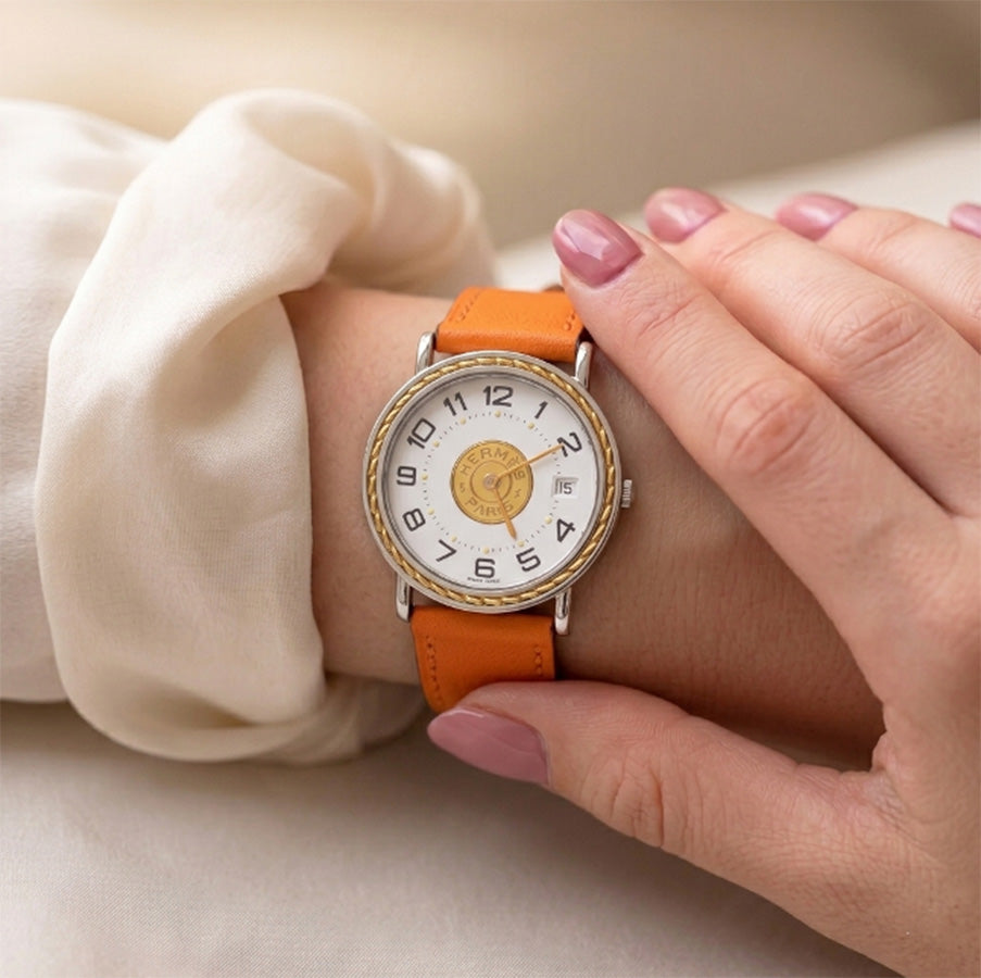Hermès Sellier 32mm watch