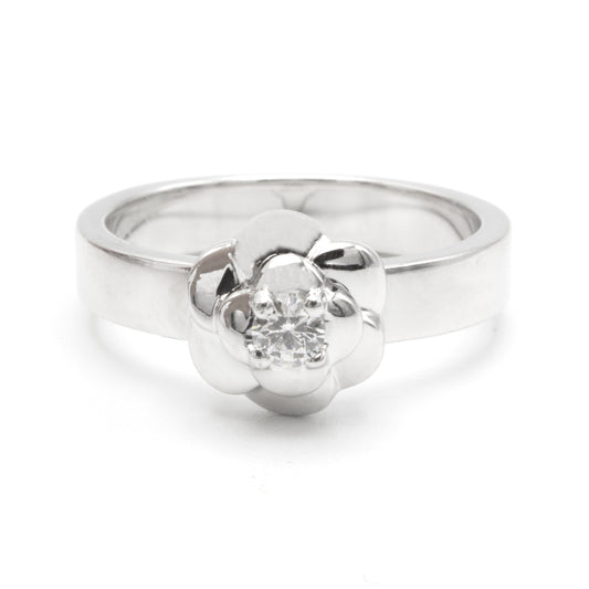 Chanel Camélia diamond ring SIZE 50